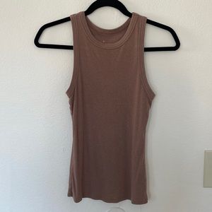 A new day women tank top purple-ish brown size M